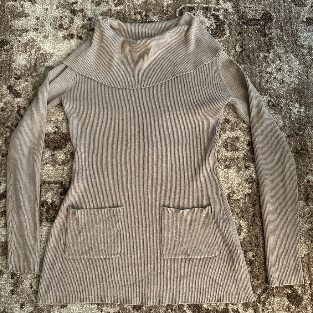 Cowl Neck Sweater - Size Small